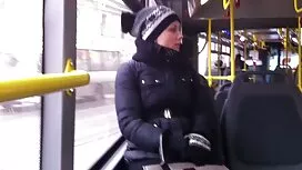 Latexstrümpfe posier ...